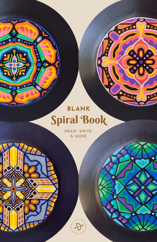 The Mandalas Blank Spiral Book
