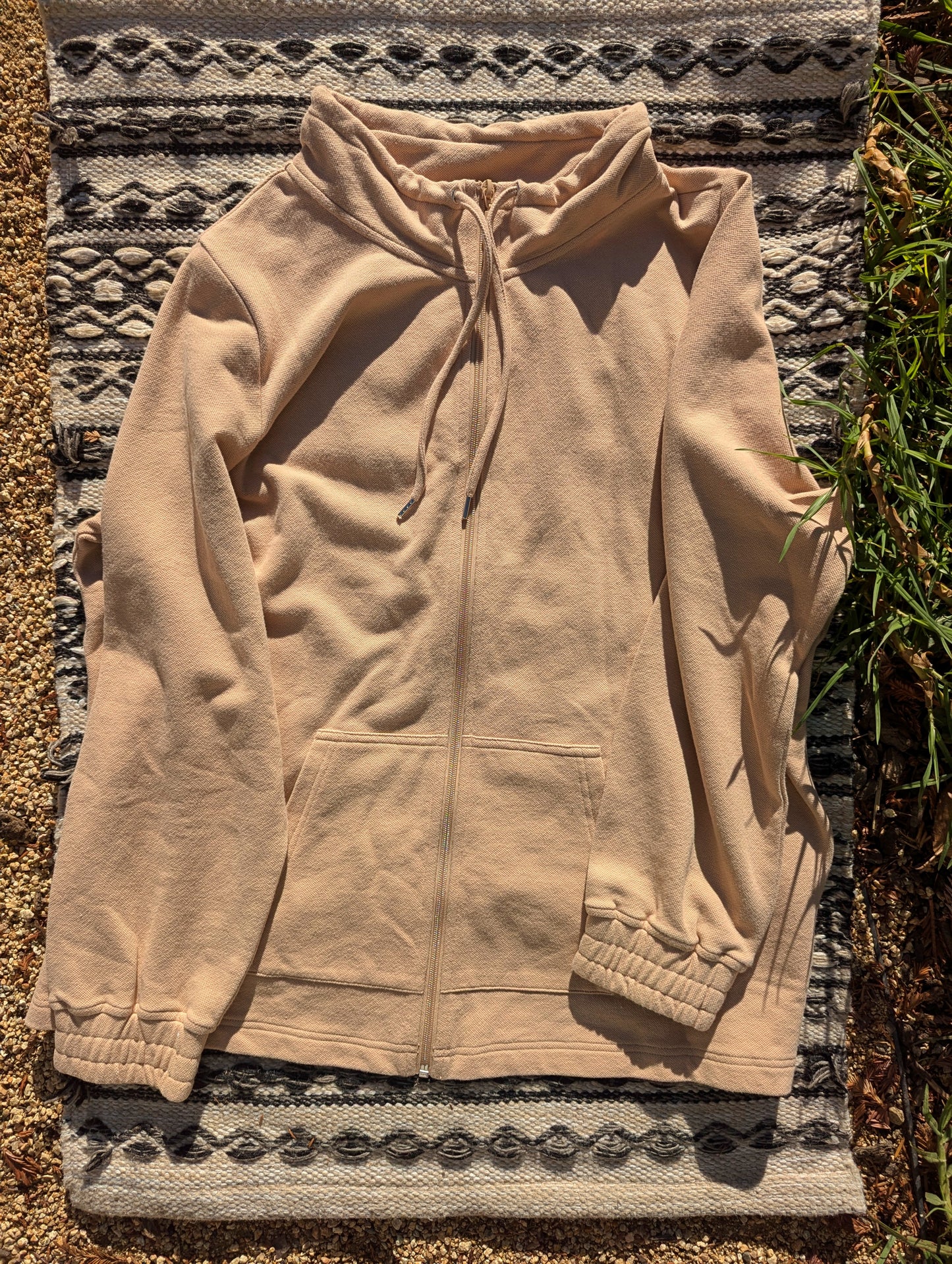 The Center Zip Up Jacket - Size 1X
