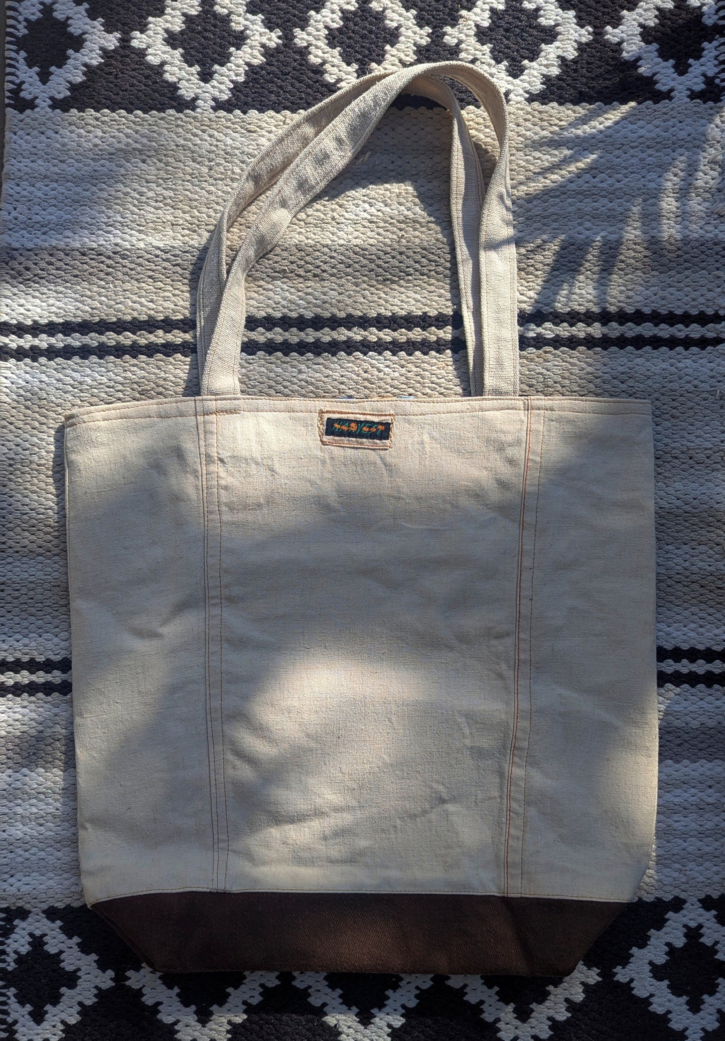 Faces Upcycled Hemp Tote Bags