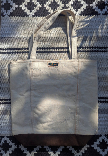 Faces Upcycled Hemp Tote Bags
