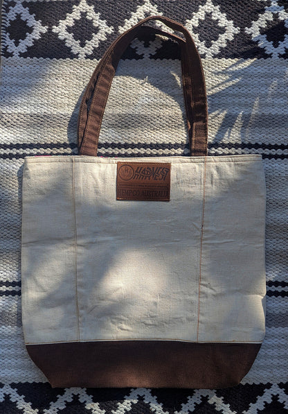 Faces Upcycled Hemp Tote Bags