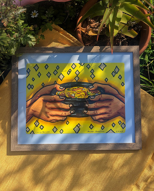 Loving Service Original Illustration