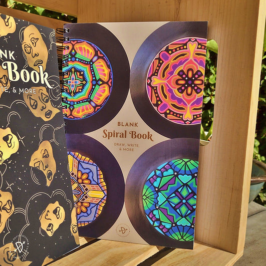 The Mandalas Blank Spiral Book