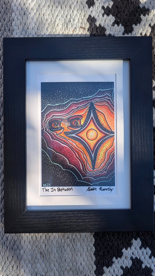 Framed The In Between 4x6" Print