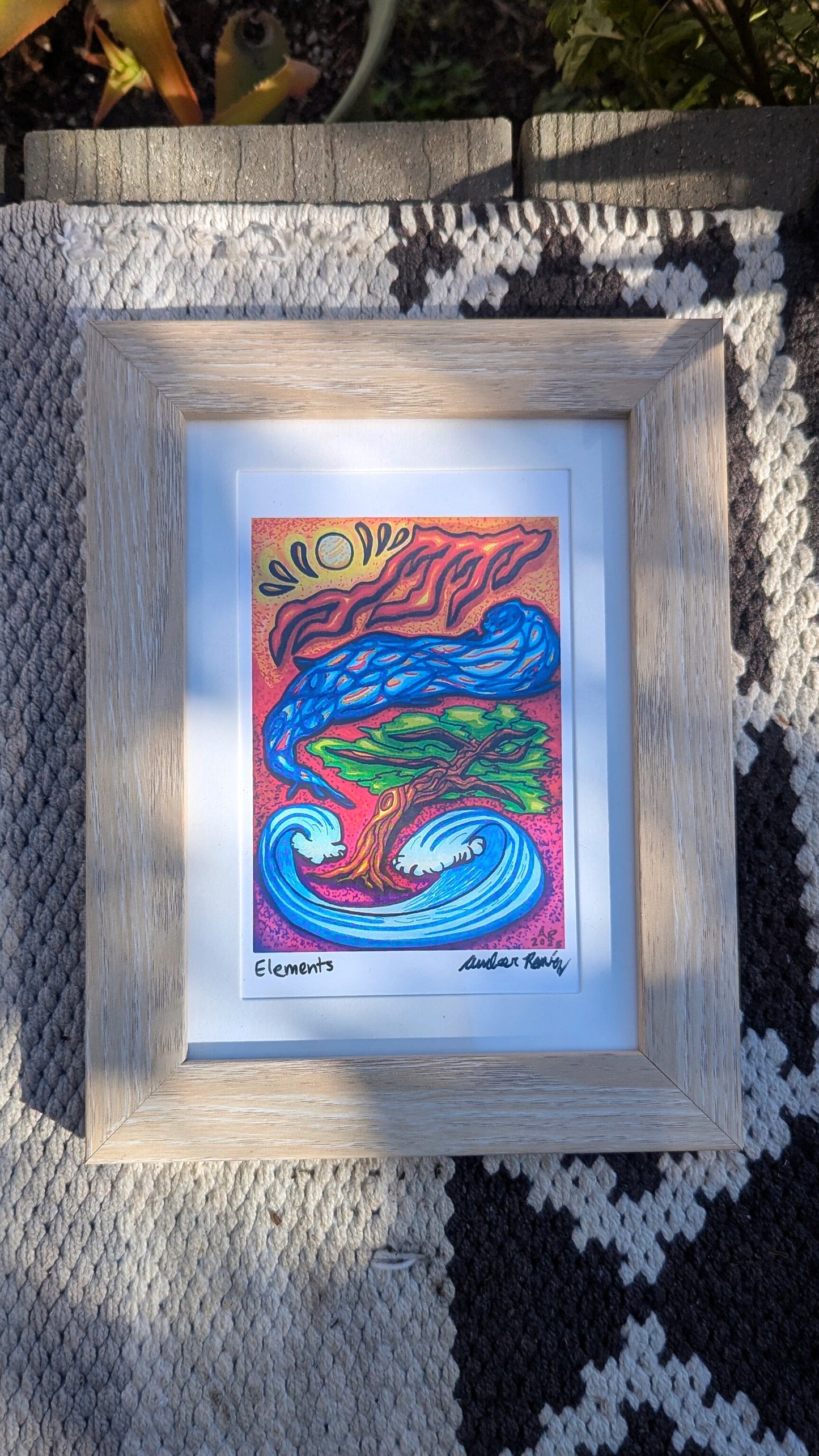 Framed Elements 4x6" Print