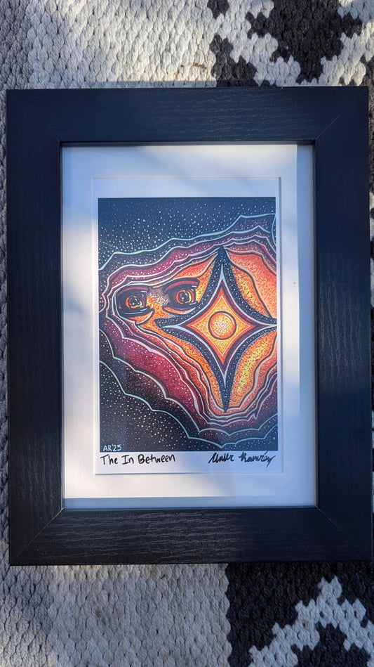 Framed The In Between 4x6" Print